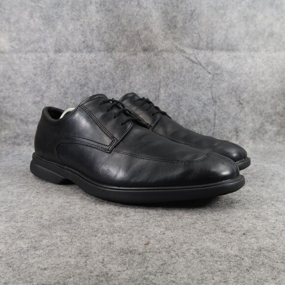 Rockport Shoes Mens 9.5 Oxford Derby Moc Fashion Dressy Formal Classic Comfort - Picture 1 of 13